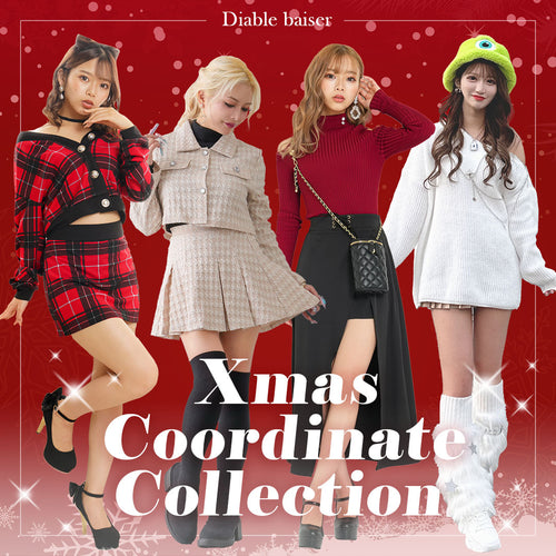 クリスマスもばっちり❣赤&白コーデ集めました💖