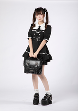 【夢展望×谷GOGOコラボ商品】探偵ネクタイ半袖ワンピース