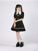 【夢展望×谷GOGOコラボ商品】探偵ネクタイ半袖ワンピース