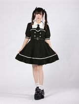 【夢展望×谷GOGOコラボ商品】探偵ネクタイ半袖ワンピース