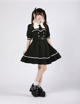 【夢展望×谷GOGOコラボ商品】探偵ネクタイ半袖ワンピース