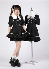 【夢展望×谷GOGOコラボ商品】探偵ネクタイ半袖ワンピース