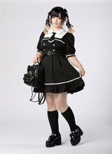 【夢展望×谷GOGOコラボ商品】探偵ネクタイ半袖ワンピース