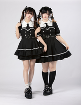 【夢展望×谷GOGOコラボ商品】探偵ネクタイ半袖ワンピース