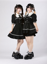 【夢展望×谷GOGOコラボ商品】探偵ネクタイ半袖ワンピース