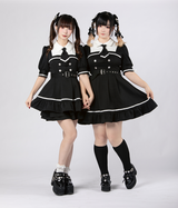 【夢展望×谷GOGOコラボ商品】探偵ネクタイ半袖ワンピース