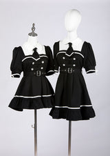 【夢展望×谷GOGOコラボ商品】探偵ネクタイ半袖ワンピース