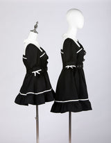 【夢展望×谷GOGOコラボ商品】探偵ネクタイ半袖ワンピース