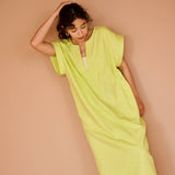 カフタンフレンチスリーブワンピース