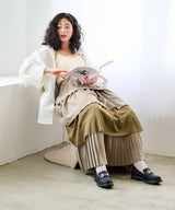 トラックソールビットローファー