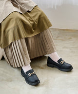 トラックソールビットローファー