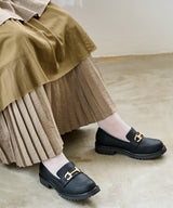 トラックソールビットローファー