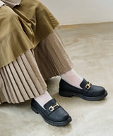 トラックソールビットローファー