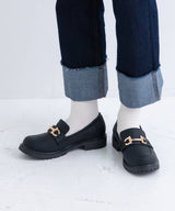 トラックソールビットローファー