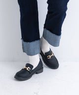 トラックソールビットローファー