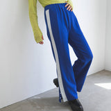 ポンチセミフレアラインパンツ