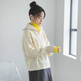 ハーフジップニット