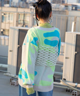 【メール便】指ぬき配色メローシアータートル