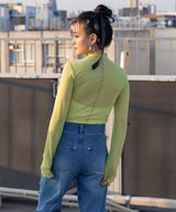 【メール便】指ぬき配色メローシアータートル