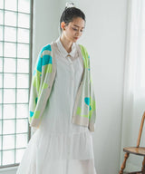 ティアードシャツカラーワンピース