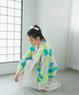 ティアードシャツカラーワンピース