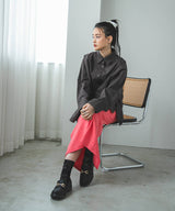 トラックソールビットローファー