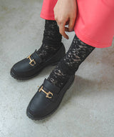 トラックソールビットローファー