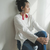 イレギュラーヘムデザイントップス