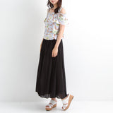 【メール便】肩紐取り外しOK♪オフショル&ベア6wayフリルトップス