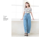 【メール便】肩紐取り外しOK♪オフショル&ベア6wayフリルトップス