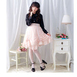 【メール便】ボウタイリボンフリルブラウス