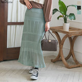 ニットレーススカート【C】