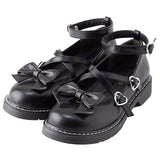 クロスベルトリボンローヒール姫パンプス