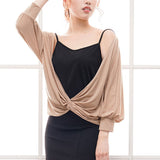 キャミ付きねじりトップス