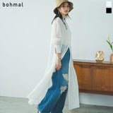 ティアードシャツカラーワンピース