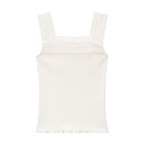 【メール便】肩レースリブキャミソール