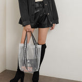 ターポリンロゴベルトトートバッグ