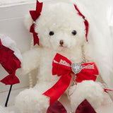 ツインリボンくまポシェット