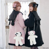 ツインリボンくまポシェット