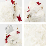 ツインリボンくまポシェット