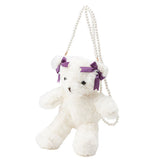 ツインリボンくまポシェット