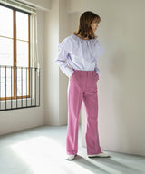 ビッグカラーストライプシャツ