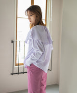 ビッグカラーストライプシャツ