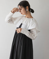 ビッグカラーストライプシャツ