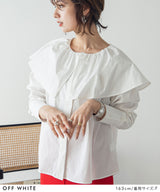 ビッグカラーストライプシャツ