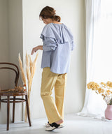 ビッグカラーストライプシャツ