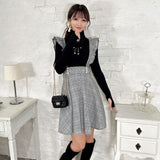 フリルフレアスカート