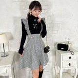 フリルフレアスカート