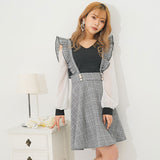 フリルフレアスカート