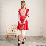 フリルフレアスカート